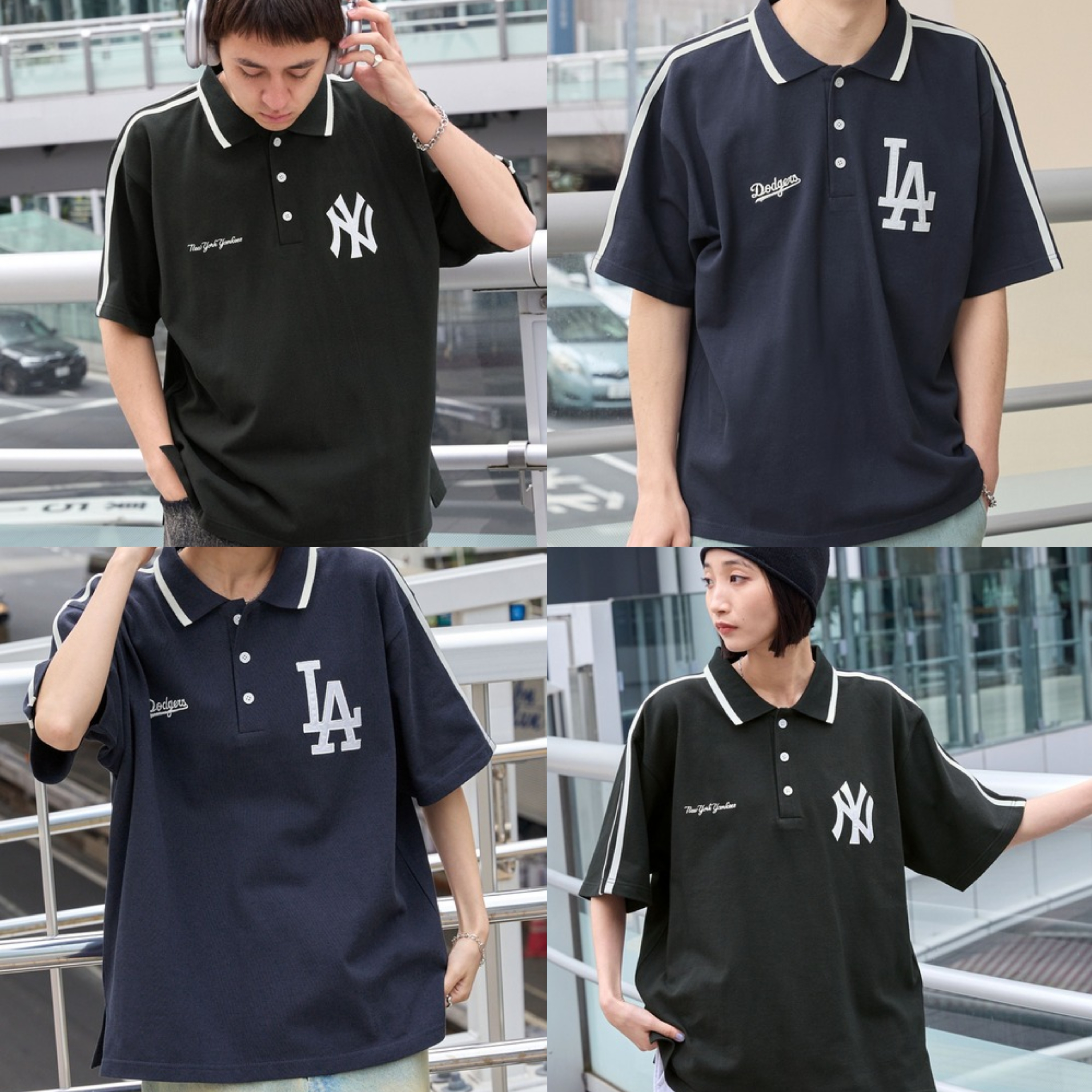JP MLB 刺繡LOGO POLO/男女可著 （P9 JP840）