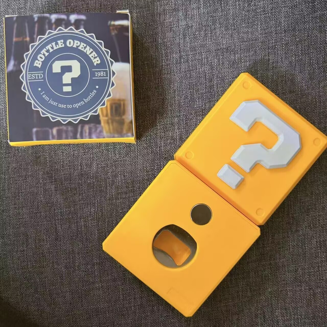 《6221》馬力歐問號磁吸開瓶器