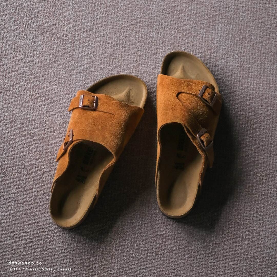 "現貨" Birkenstock Zürich suede sandals "Mink"