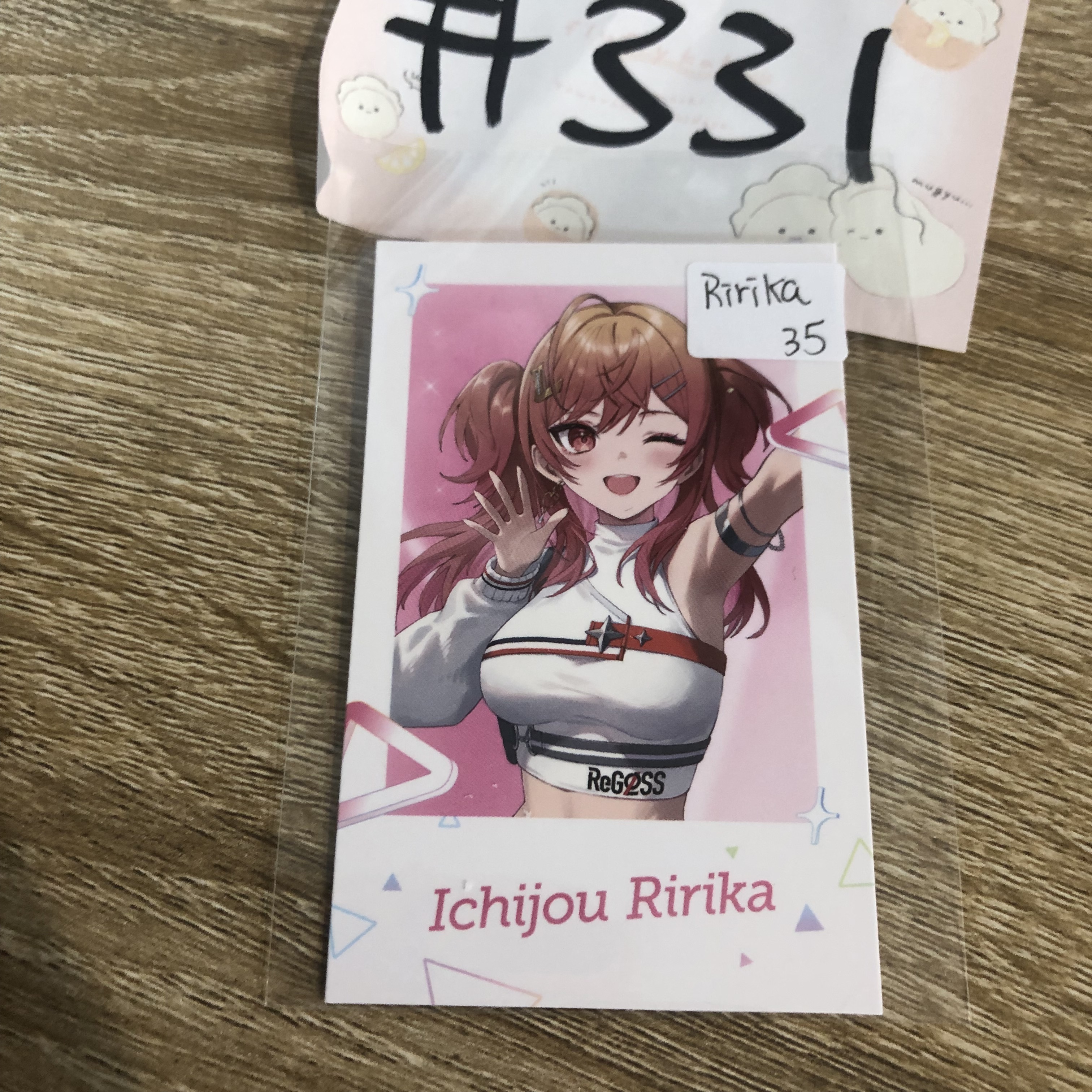 HOLOLIVE  RIRIKA 拍立得#331