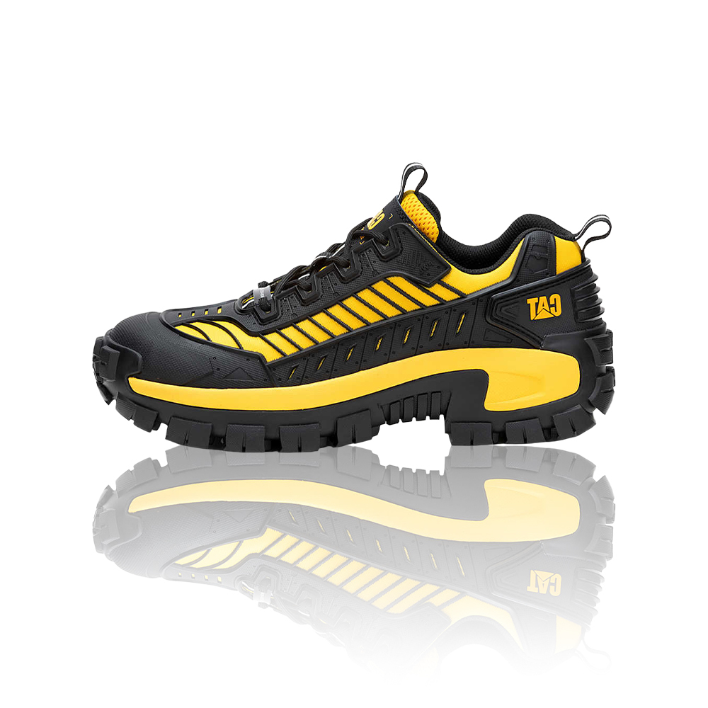 CAT CA91691 機甲複合式防水靴 黑黃搭配 男款