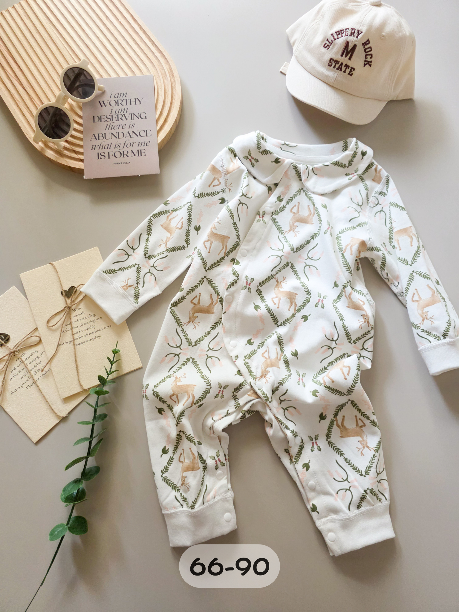 遇見麋鹿 長袖連身衣