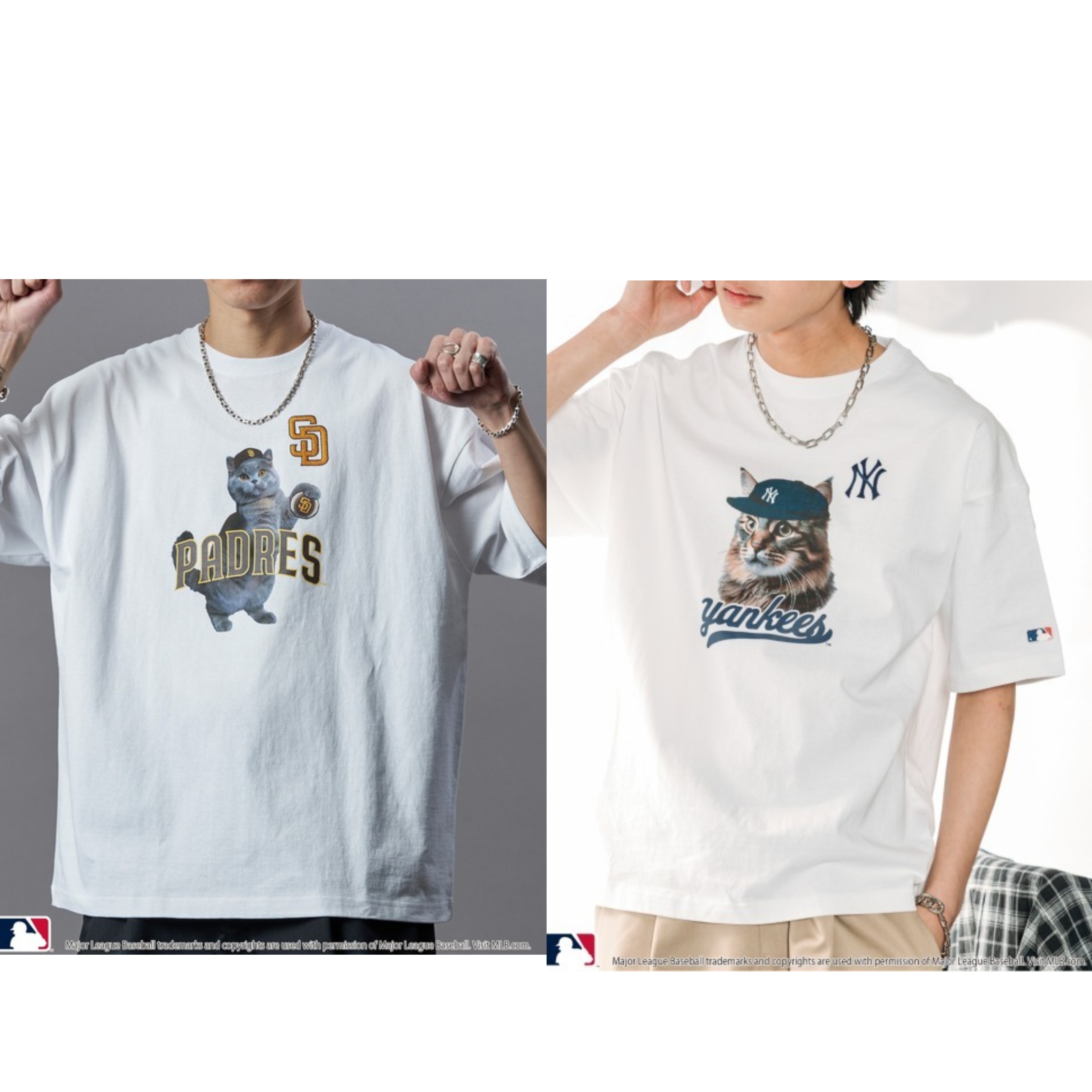 JP MLB 貓貓刺繡LOGO T-SHIRT（P9 JP848）