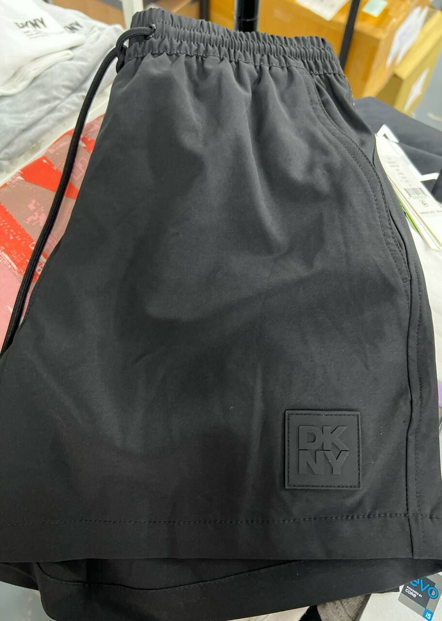 [S] DKNY BLACK TASLAN SHORT, DBSDS019-BLK [FINAL SALE] (SD1544)
