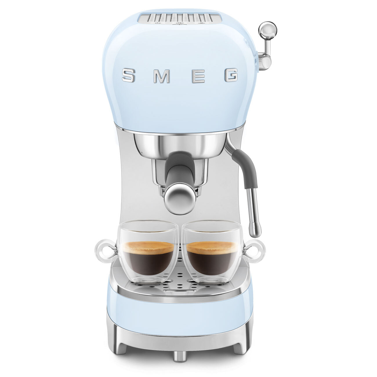 斯麥格 Smeg  ECF02PBUK‧50's Style Espresso 意式濃缩咖啡機‧香港行貨,香港及澳門原廠2年保養‧