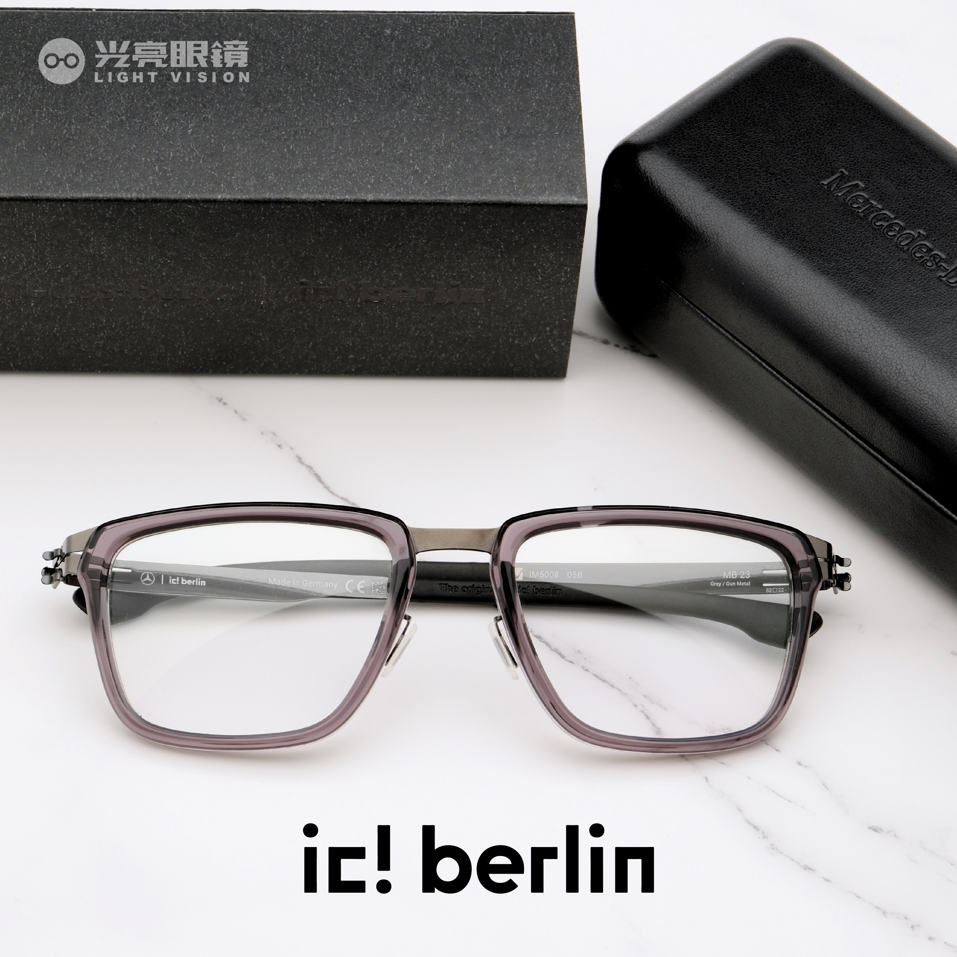 ic! berlin - MB23 521／Grey Gun Metal