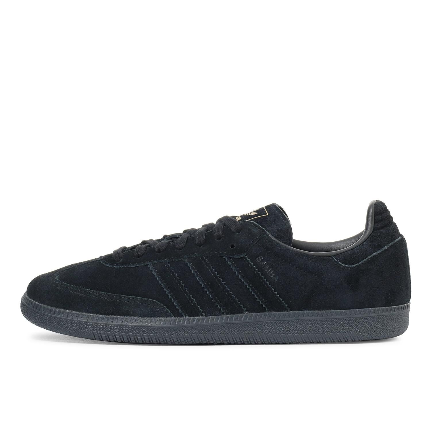 Adidas Originals Samba OG 日本新款 黑色 全黑化 燙金 森巴 復古鞋 JR0887