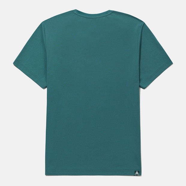 DESCENTE 迪桑特 經典大LOGO款 短袖 湖水綠