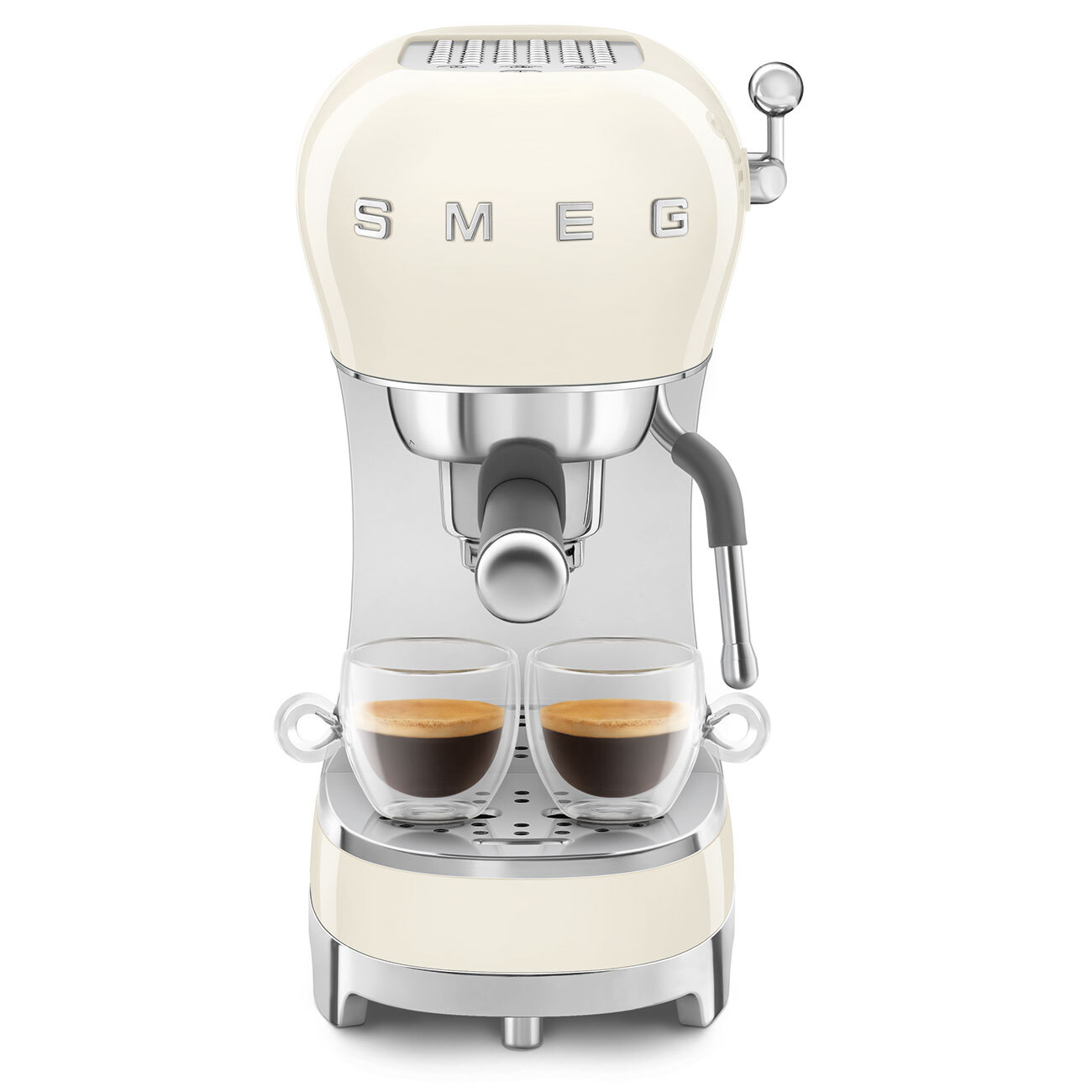 斯麥格 Smeg   ECF02CRUK‧50's Style Espresso 意式濃缩咖啡機‧香港行貨,香港及澳門原廠2年保養‧