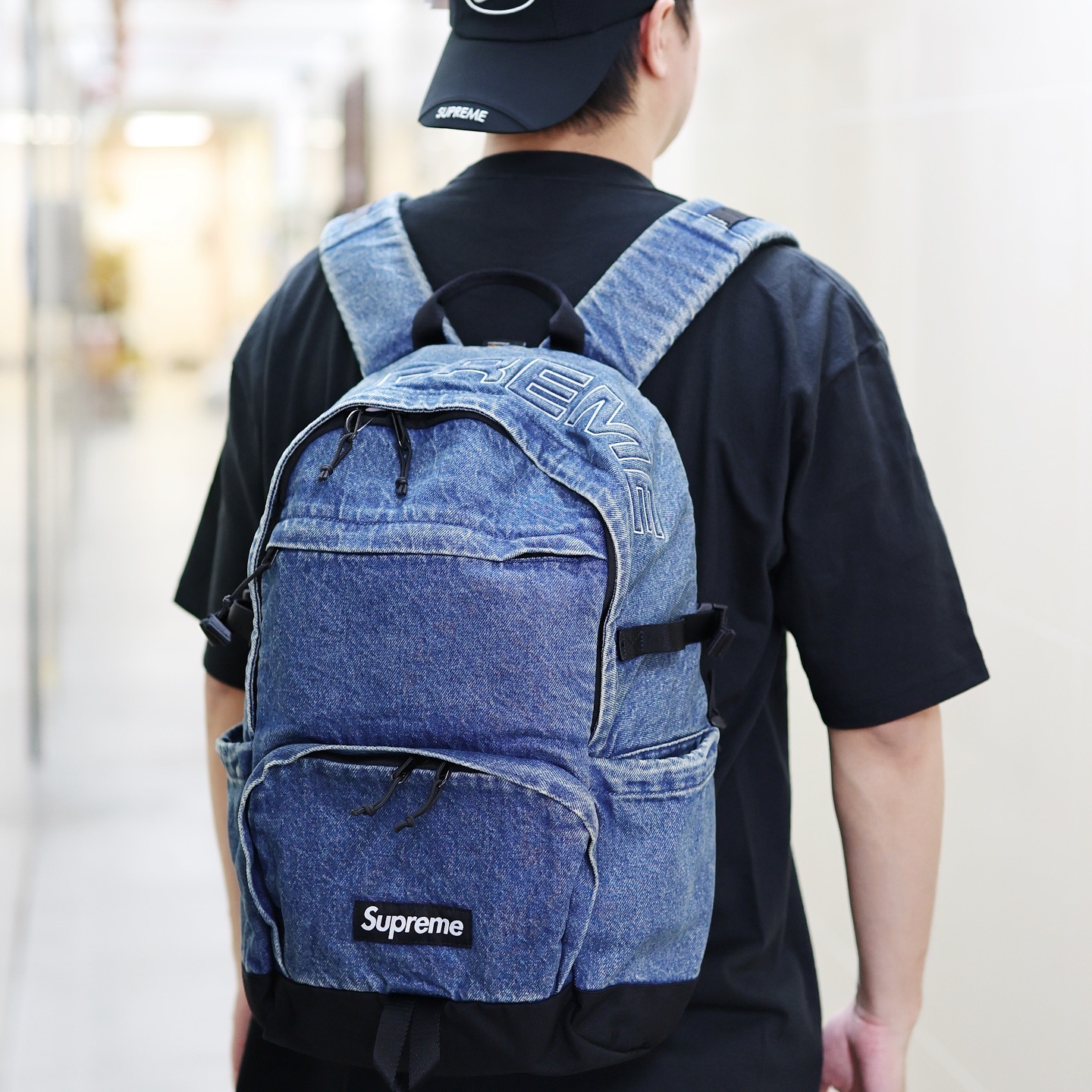 SUPREME FW25 DENIM BACKPACK 牛仔單寧四色