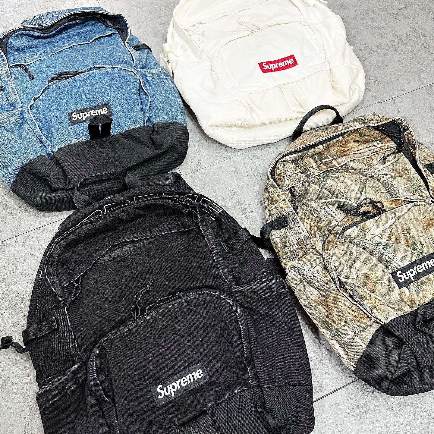 SUPREME FW25 DENIM BACKPACK 牛仔單寧 四色