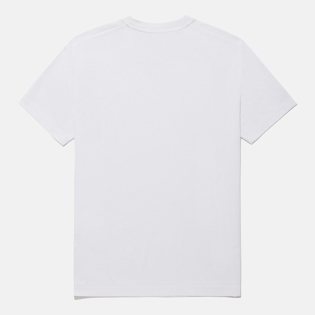 DESCENTE 迪桑特 經典大LOGO款 短袖 白色