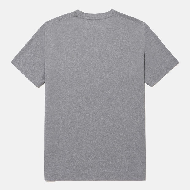 DESCENTE 迪桑特 經典大LOGO款 短袖 灰色