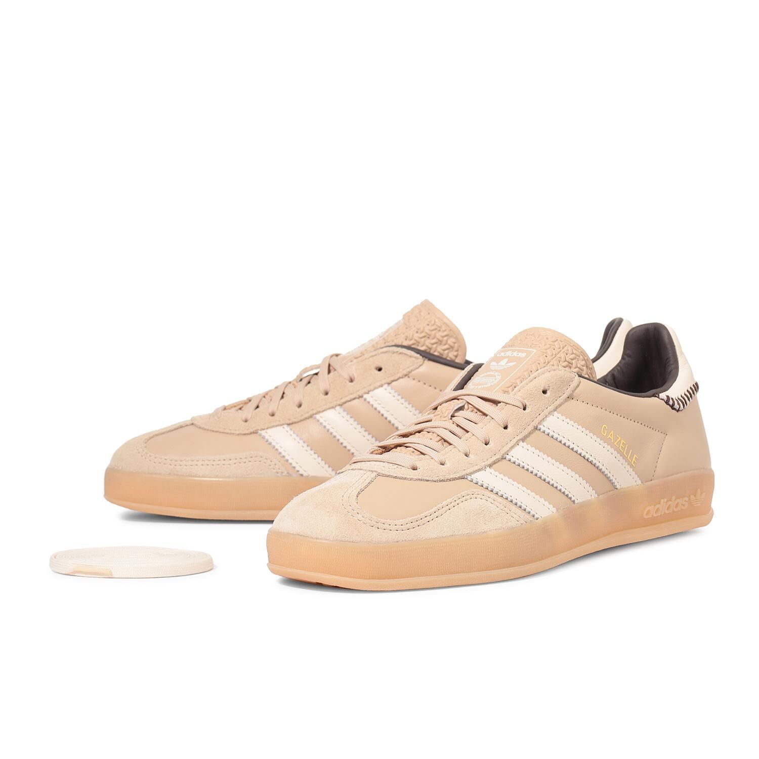 Adidas Originals Gazelle Indoor 日本新款 奶油奶茶 外縫線 奶油色 復古鞋 JQ1751
