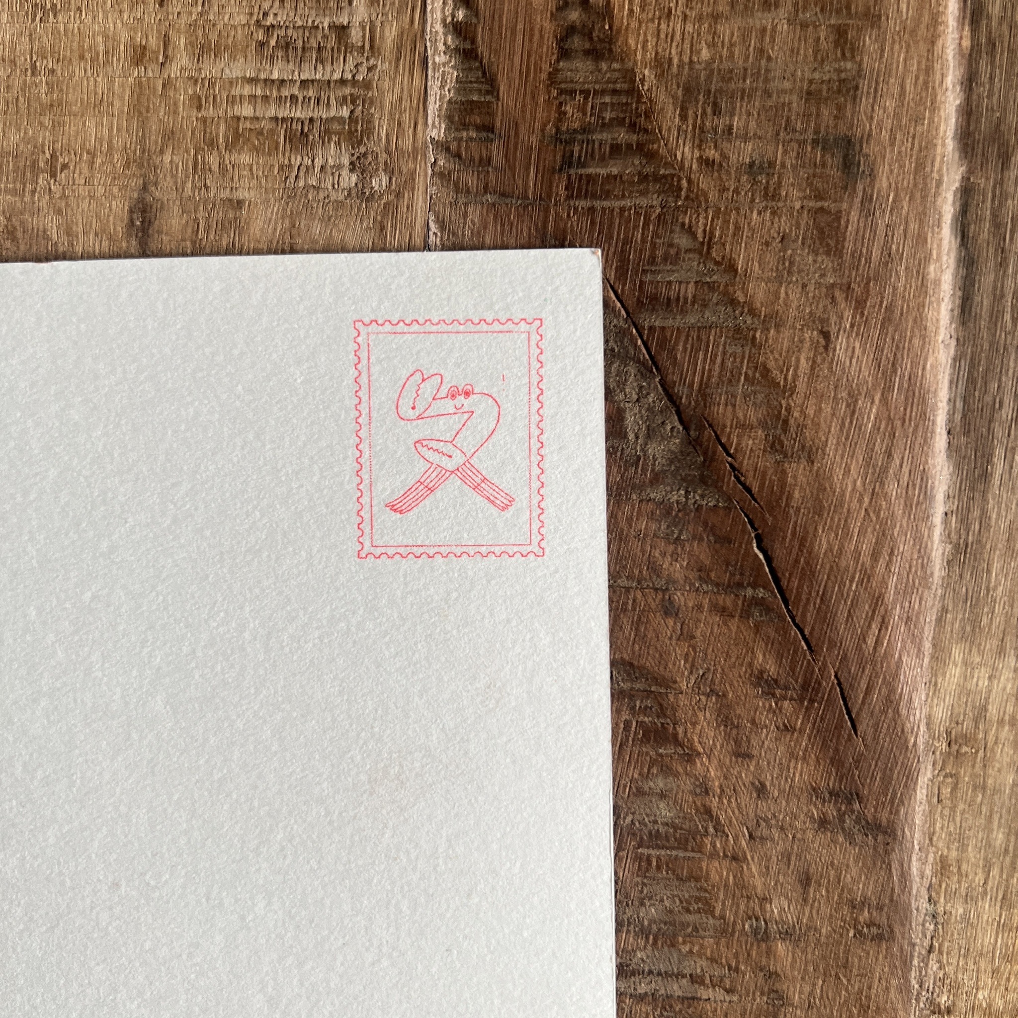 螃蟹的「ㄆ」/孔版印刷明信片