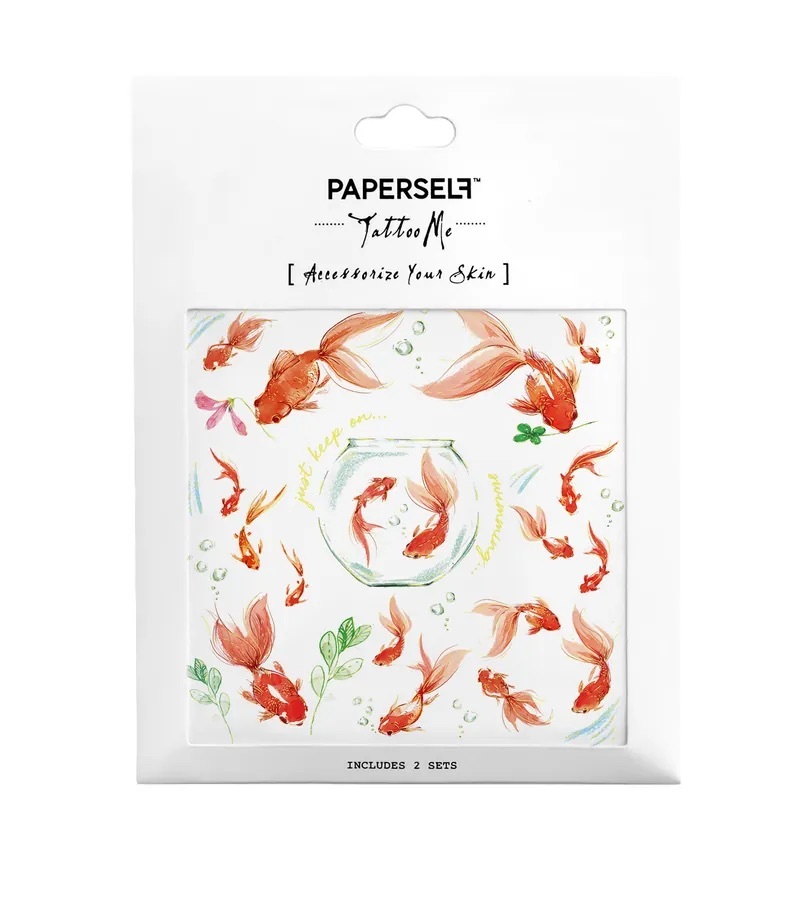 Paperself｜夏日祭典 Gold Fish 3 刺青紋身貼紙