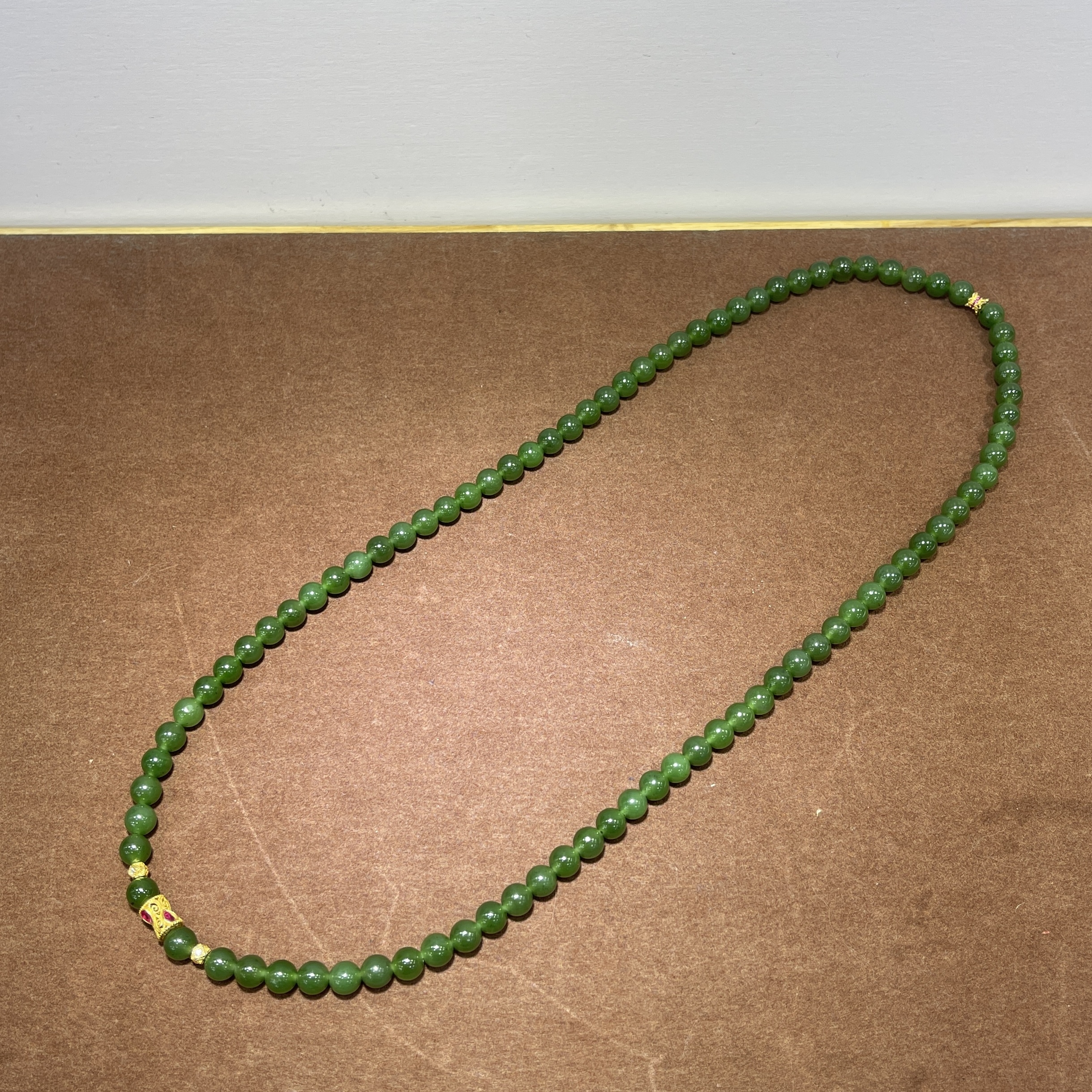 0901ht111-和田玉-碧玉紅寶多圈/個（A111）