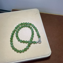 0901ht134-和田玉-8m碧玉猫眼妈妈链B(A134)