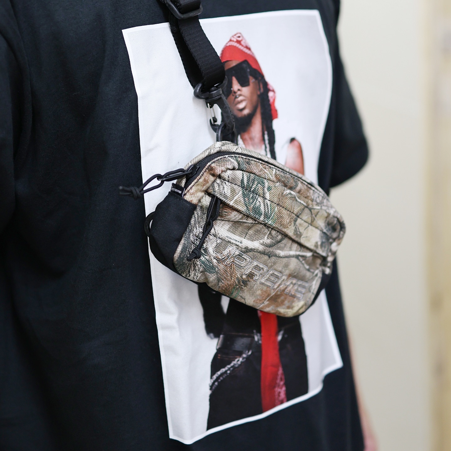 SUPREME FW25 DENIM MINI SHOULDER BAG 反光四色