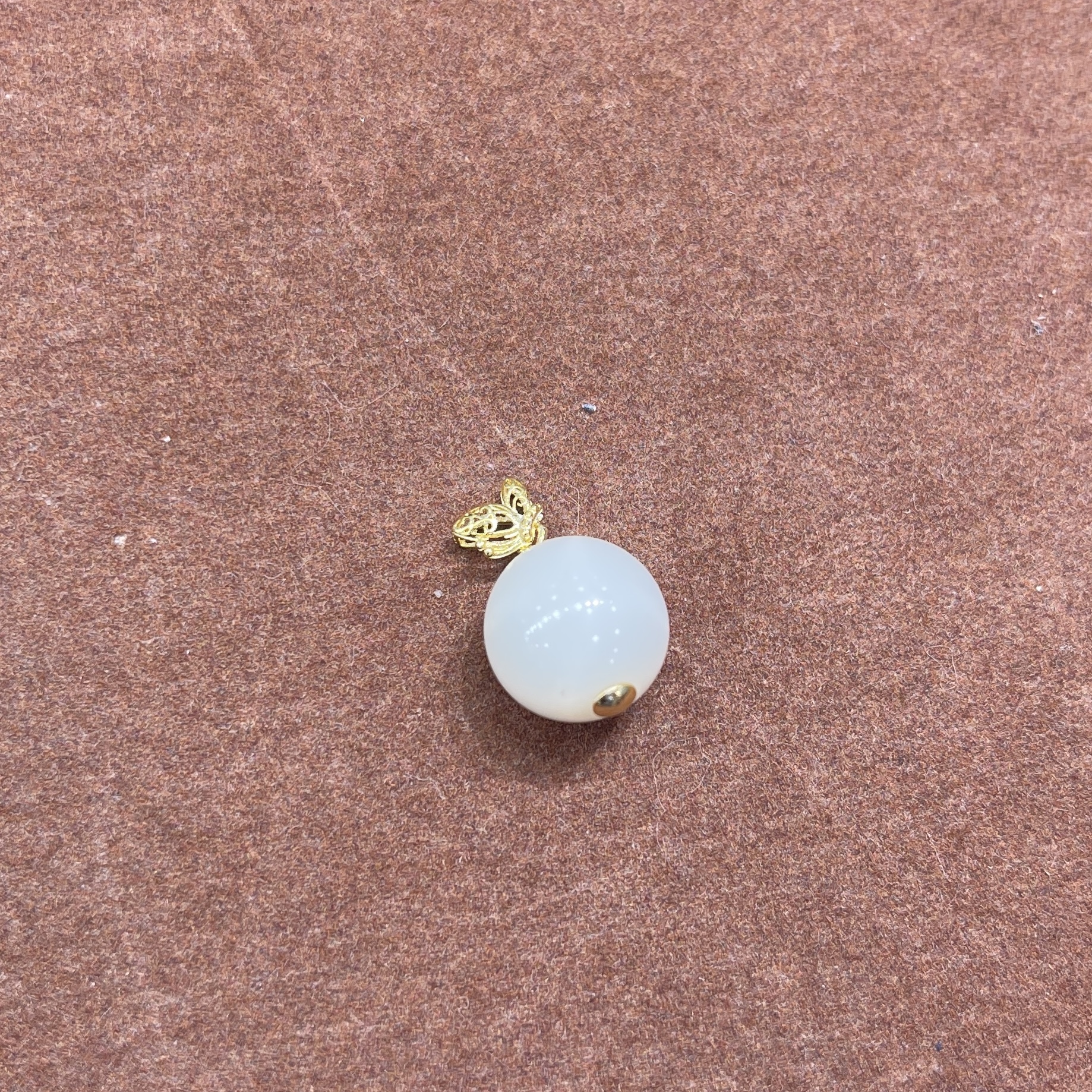 0901ht05-和田玉-12m米達銀鑲吊墜/個（福利）（A5）