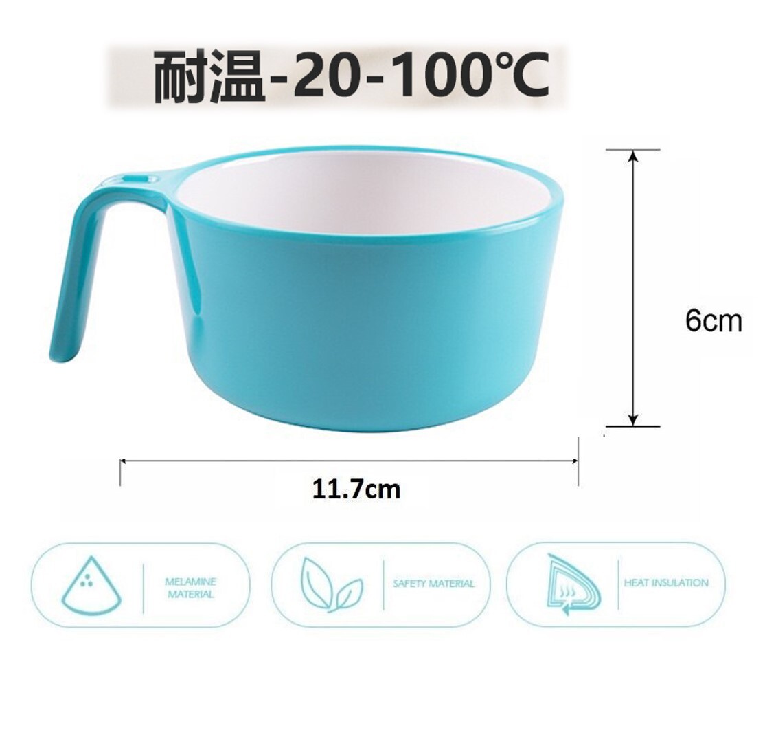 迪士尼公主 - 有耳湯碗+湯匙 美人魚(科學瓷)