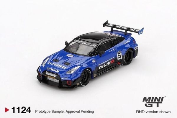 Mini GT LB-Silhouette WORKS GT NISSAN 35GT-RR Ver.2 Blue RHD