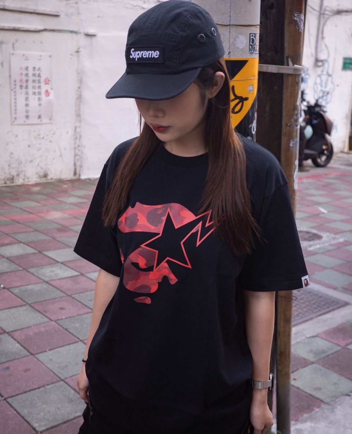 「快速出貨」BAPE Color Camo Ape Face STA Tee 流星 猿人 星星 0ZXTEM019101P