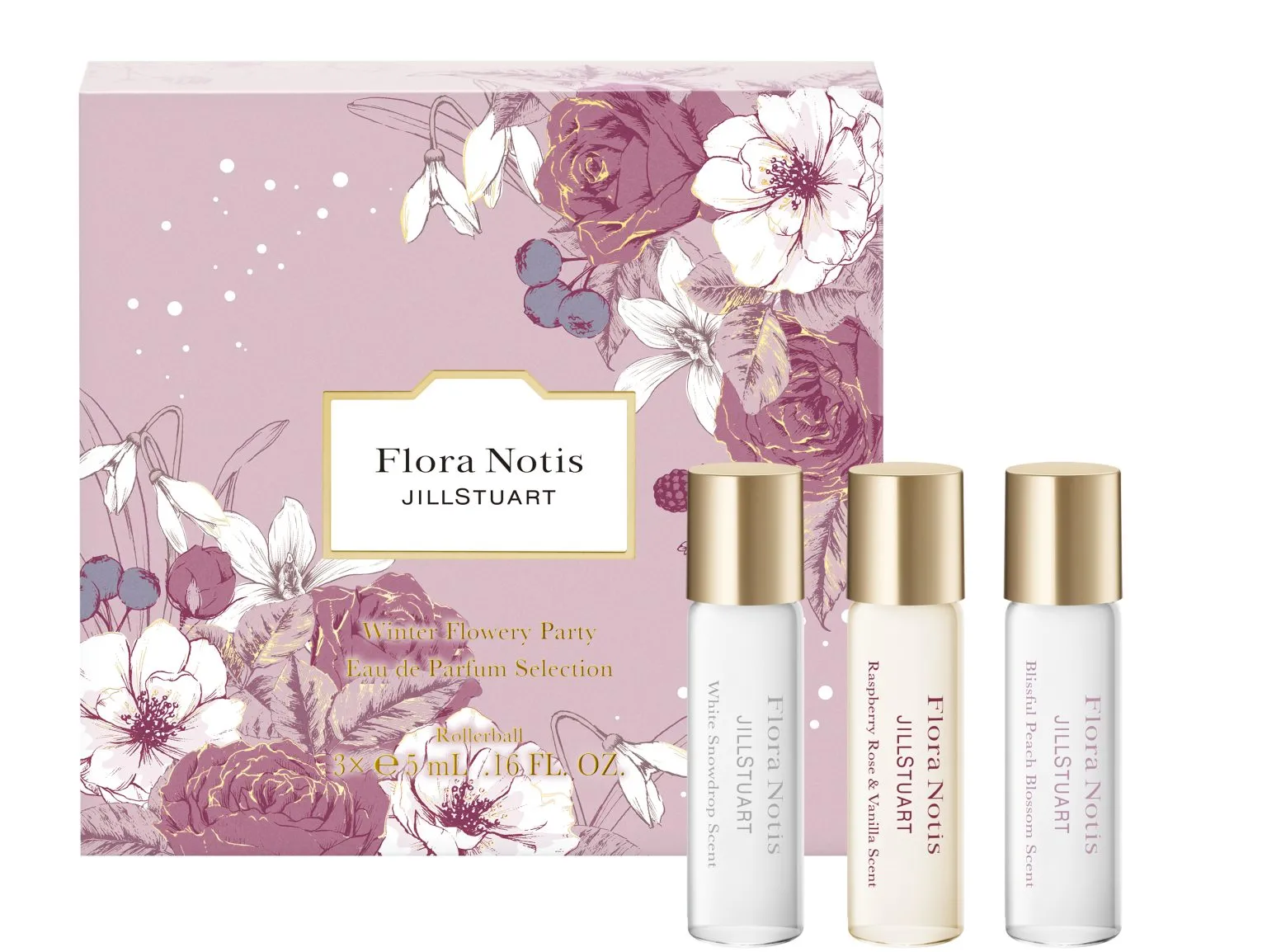 [限定] Flora Notis JILL STUART Winter Flowery Party Eau de Parfum Selection 冬日花香派對淡香水套裝