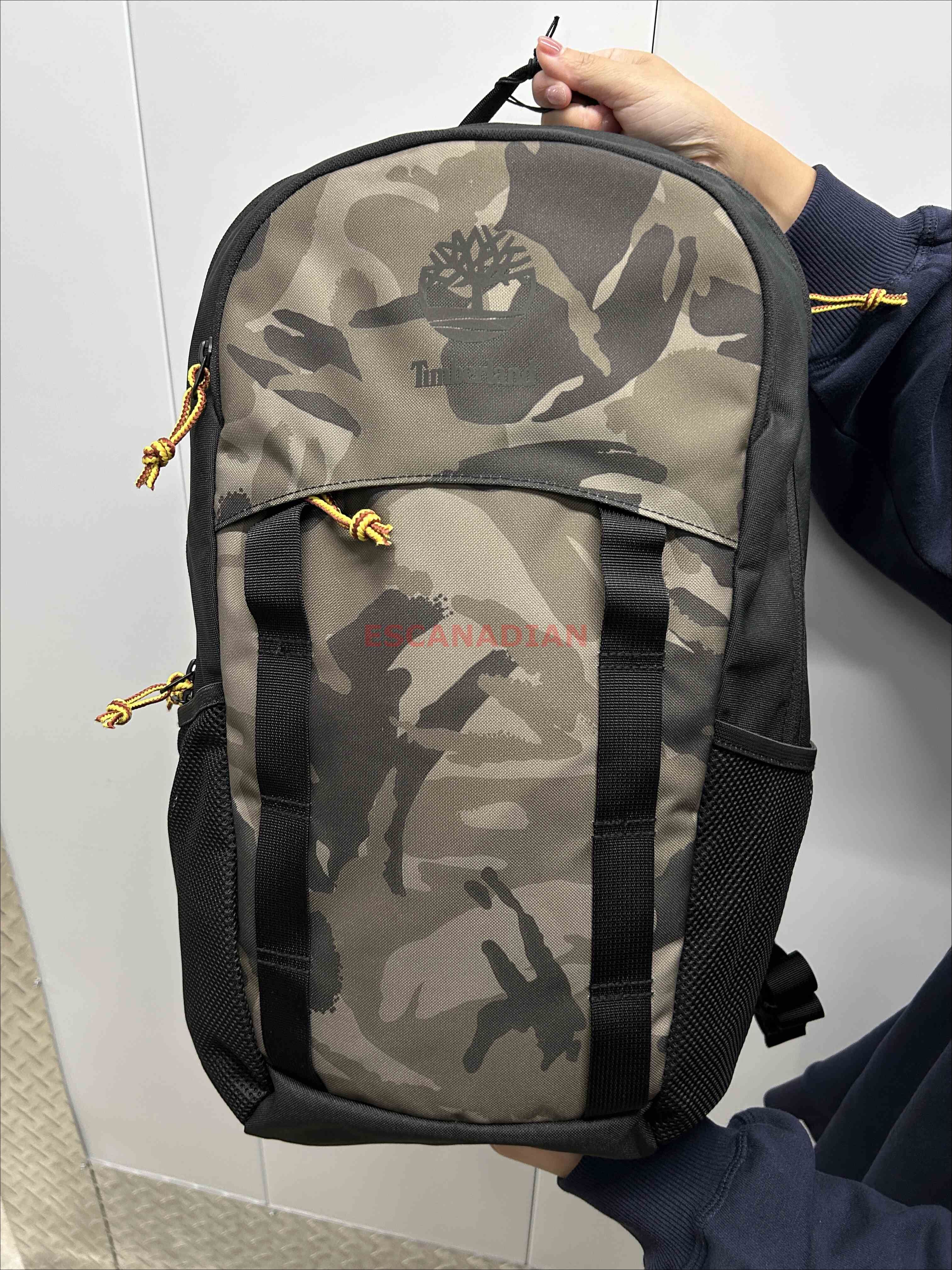 Timberland 大人 迷彩 雙夾層 26L 後背包