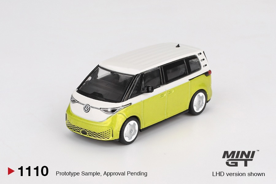 [預訂] Mini GT Volkswagen ID.Buzz Candy White / Pomelo Yellow LHD/RHD