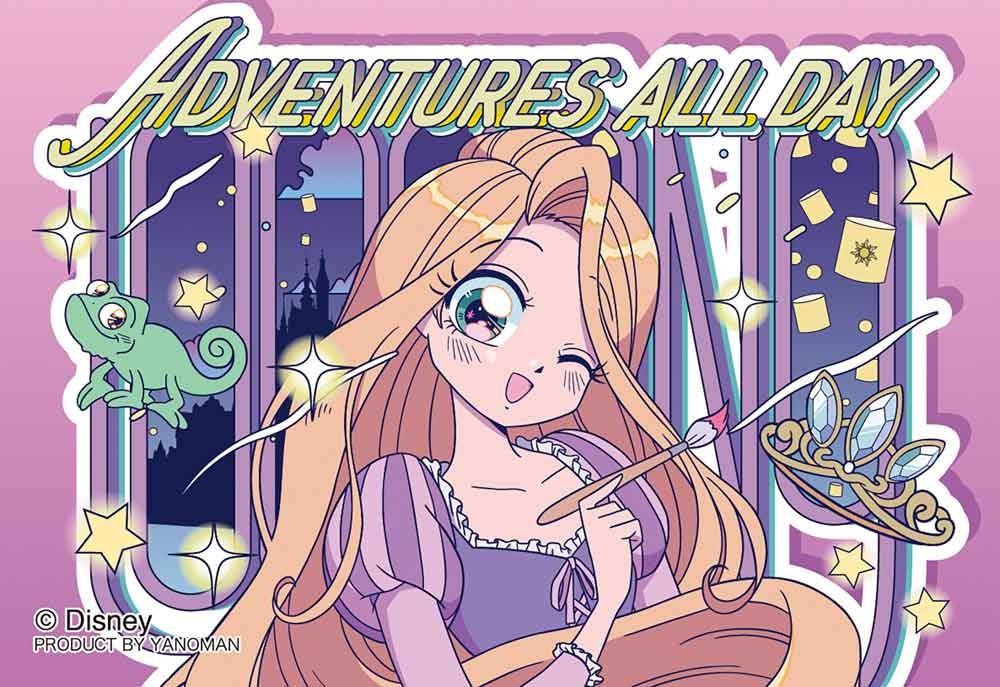 拼圖科潘漫畫/長髮公主 (迷你尺寸) (卡片款)