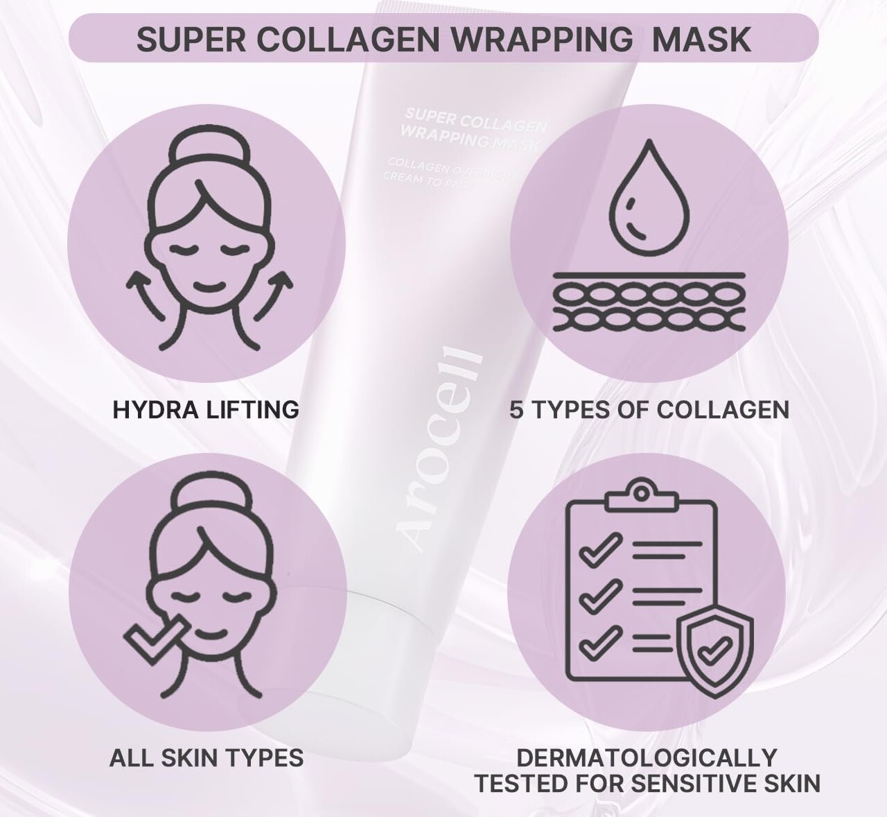 [S] BEAUTY DB AROCELL SUPER COLLAGEN WRAPING MASK, 8809710461468 (SBU482)
