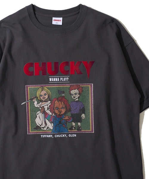 【CHUCKY】恰吉家族印花短TEE