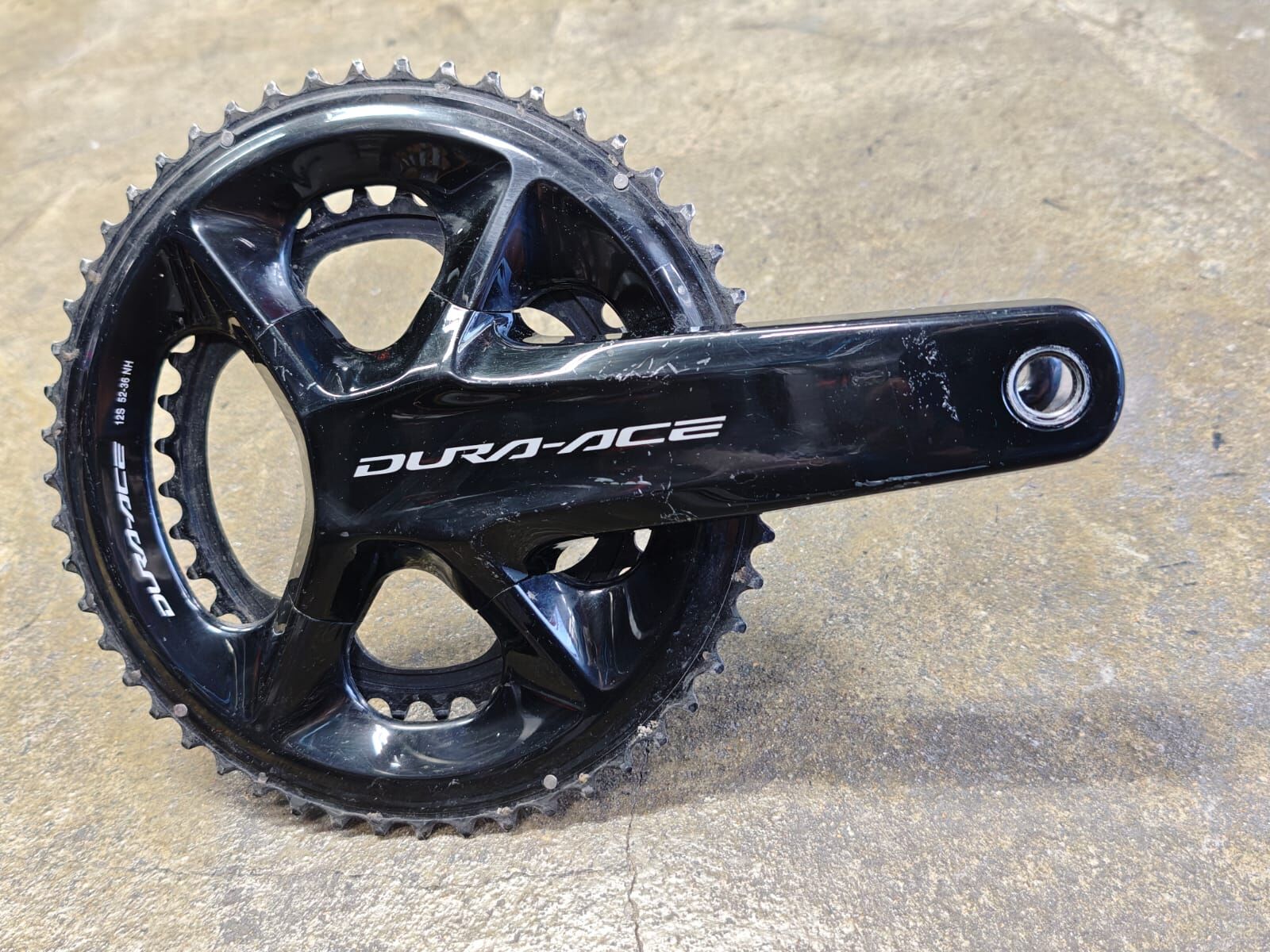 2nd hand Dura Ace 12s crankset 52/36 170