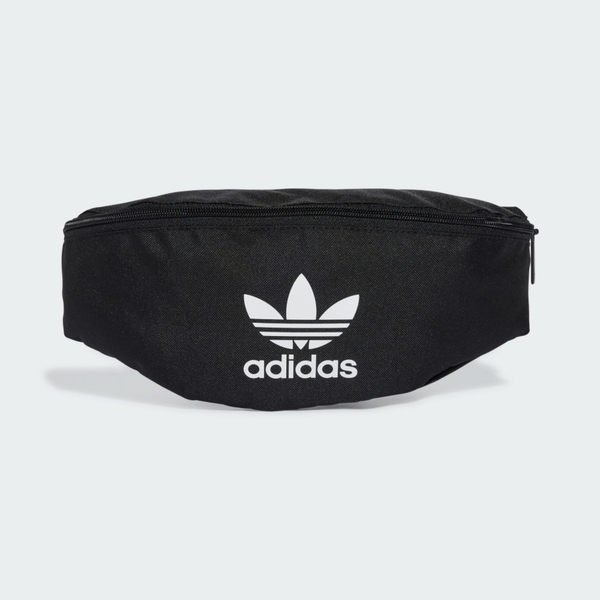 Adidas 愛迪達 Ac Waistbag IW0939 腰包 斜挎包 側背包 戶外 運動 休閒 黑 白