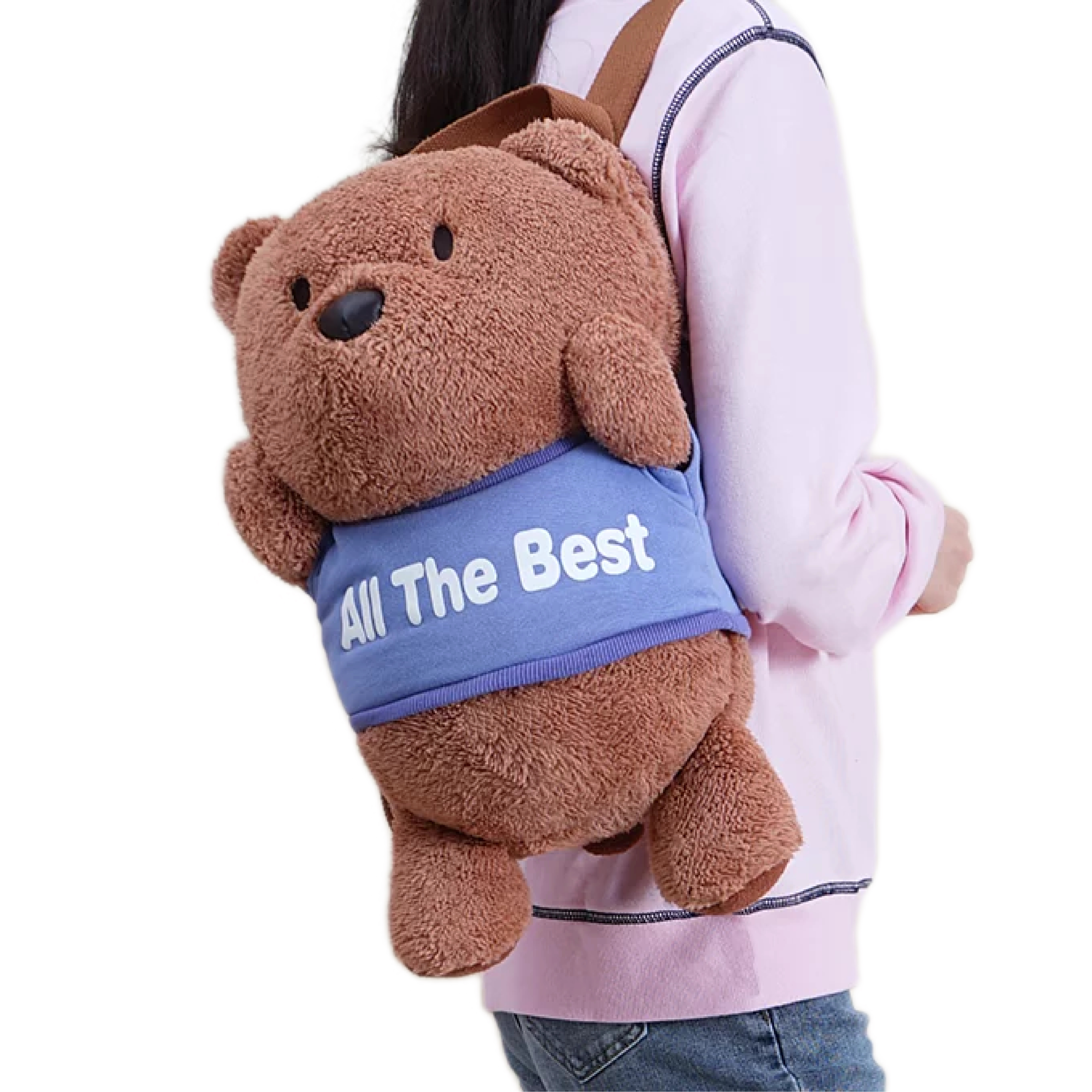 B.O.C 造型毛絨背包 - all the best 一切安好