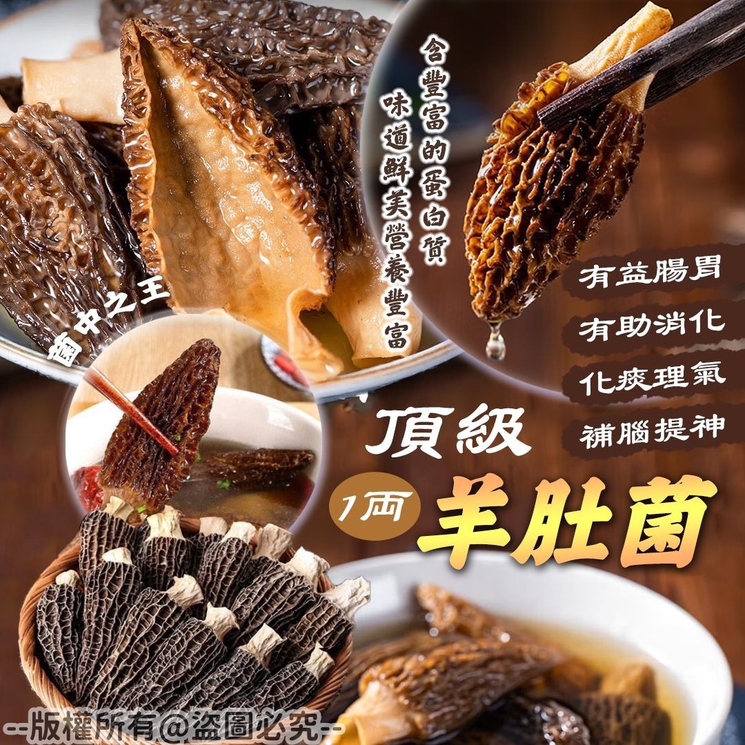 20250908 頂級羊肚菌 (1両) #J （11月中旬）