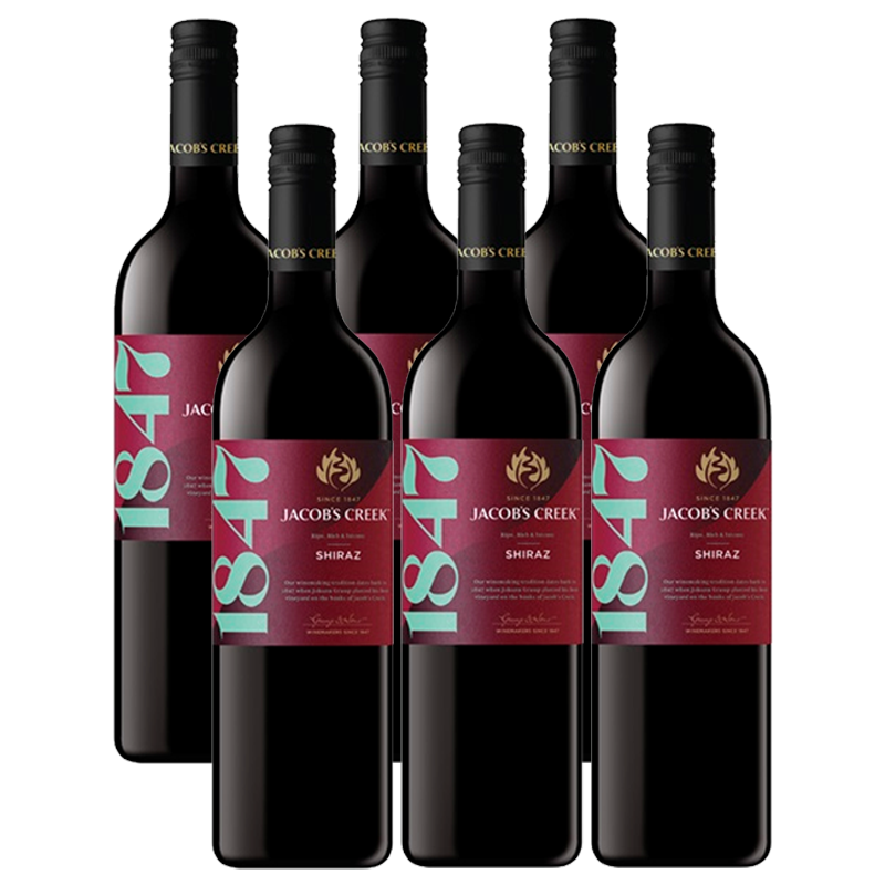 JACOB'S CREEK 1847 SHIRAZ 750ml 原箱6支