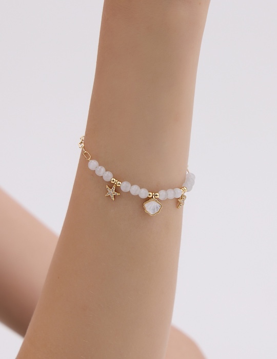 海洋清透貓眼手鍊