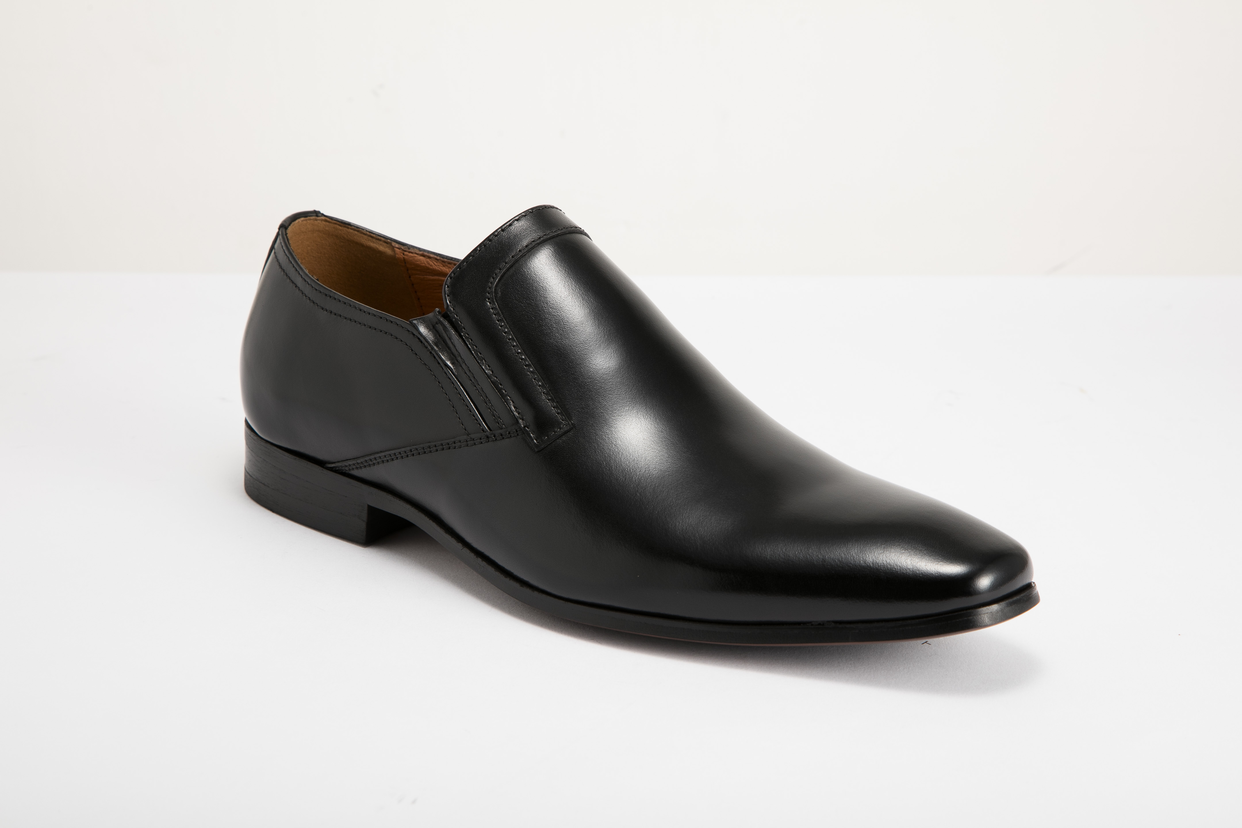 Florsheim - 男裝 STANTON 無飾正裝懶人皮鞋 131100-001