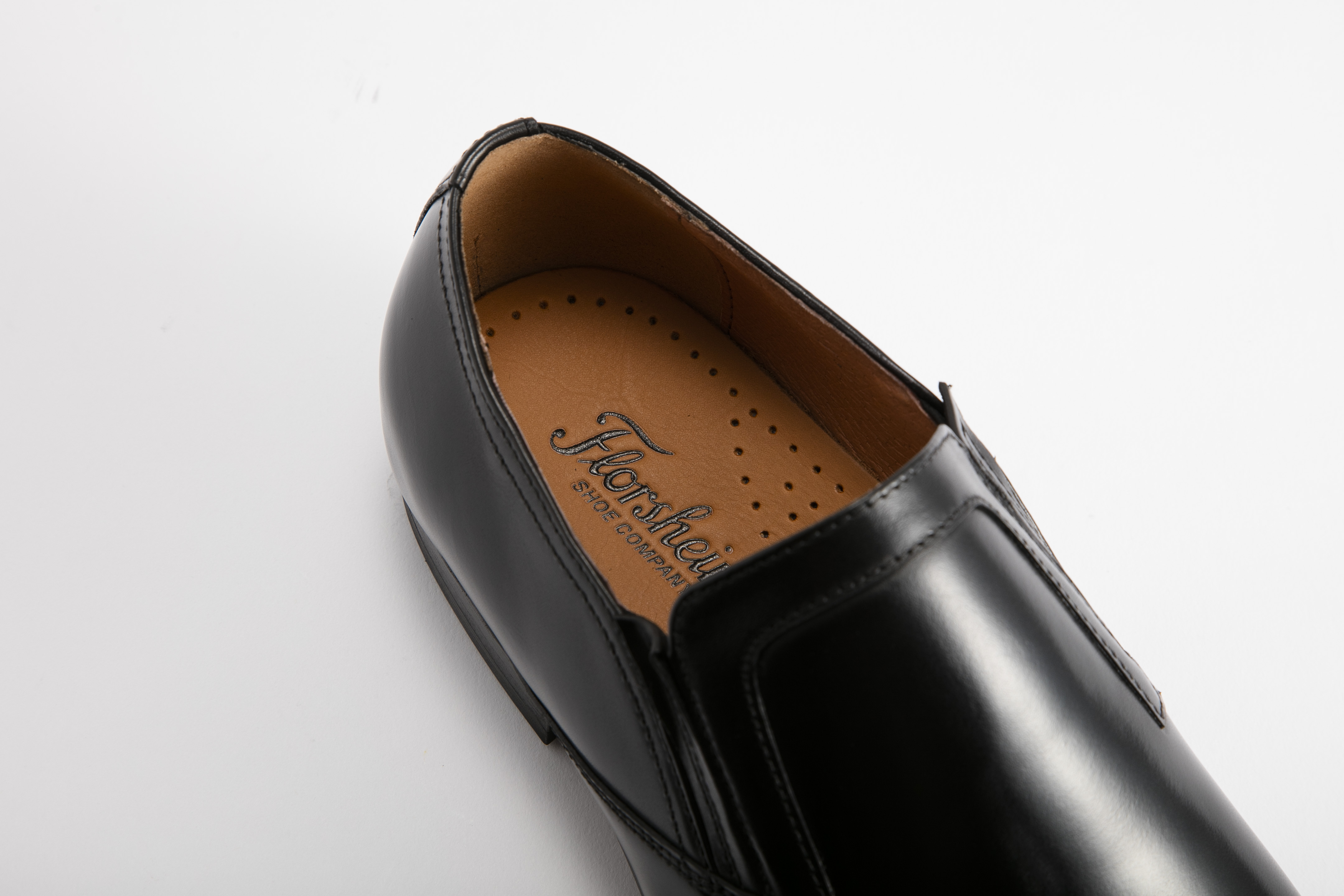 Florsheim - 男裝 STANTON 無飾正裝懶人皮鞋 131100-001