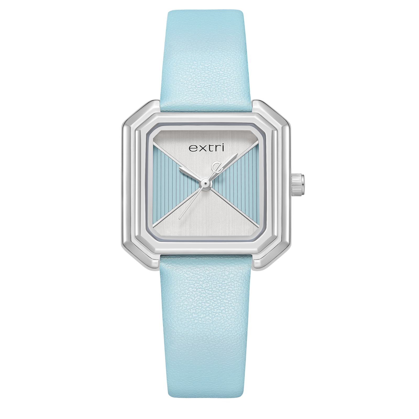 【EXTRI】 E1062 經典 簡約 優雅 皮革 方形 女錶 手錶