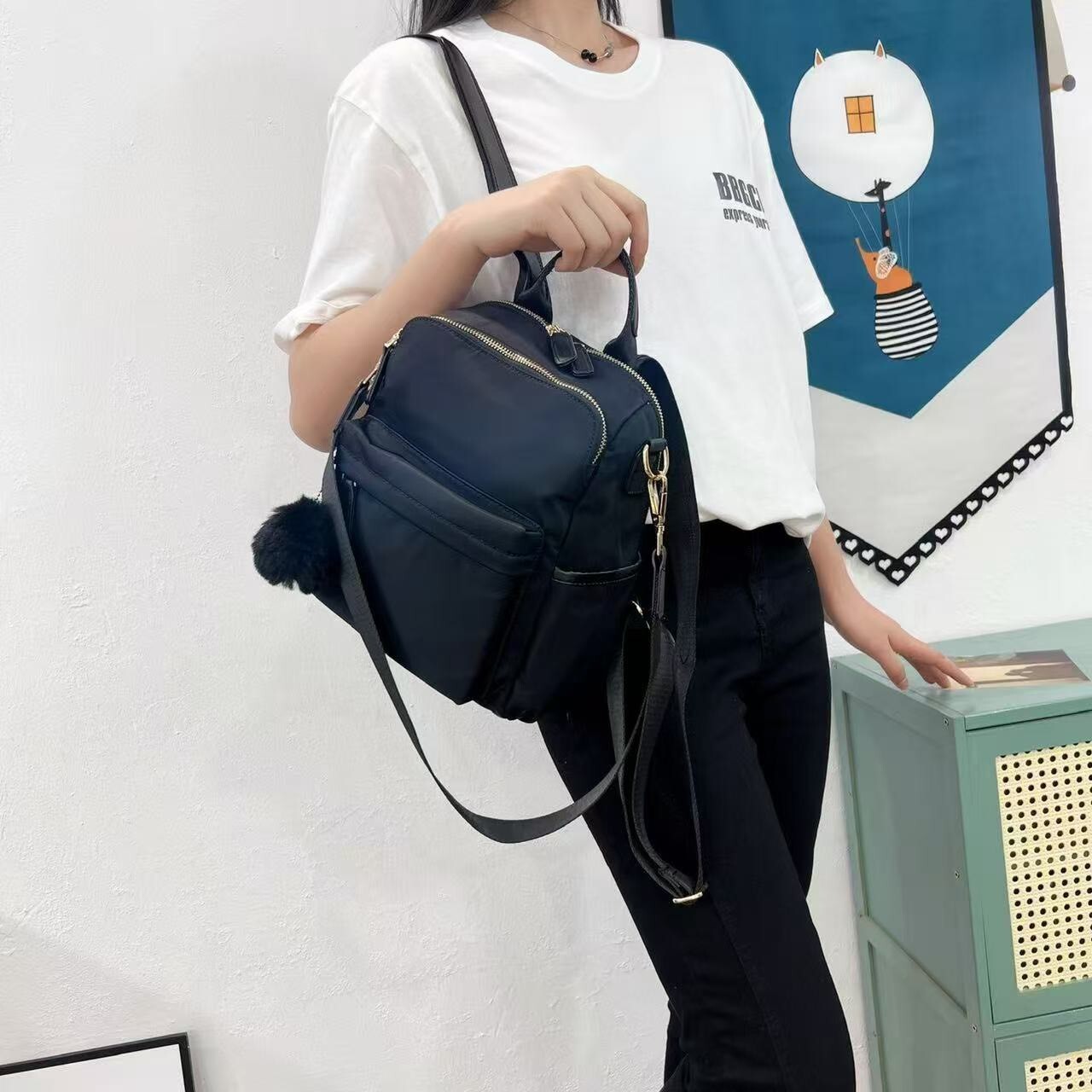 8327-休閒多功能3用後背包