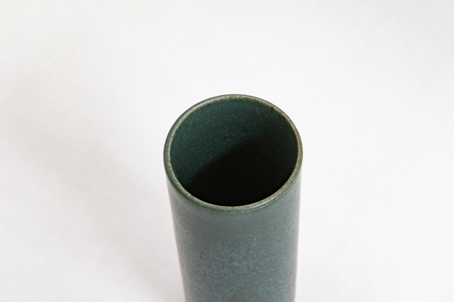 SSS - 陶細長湯吞 / 織部