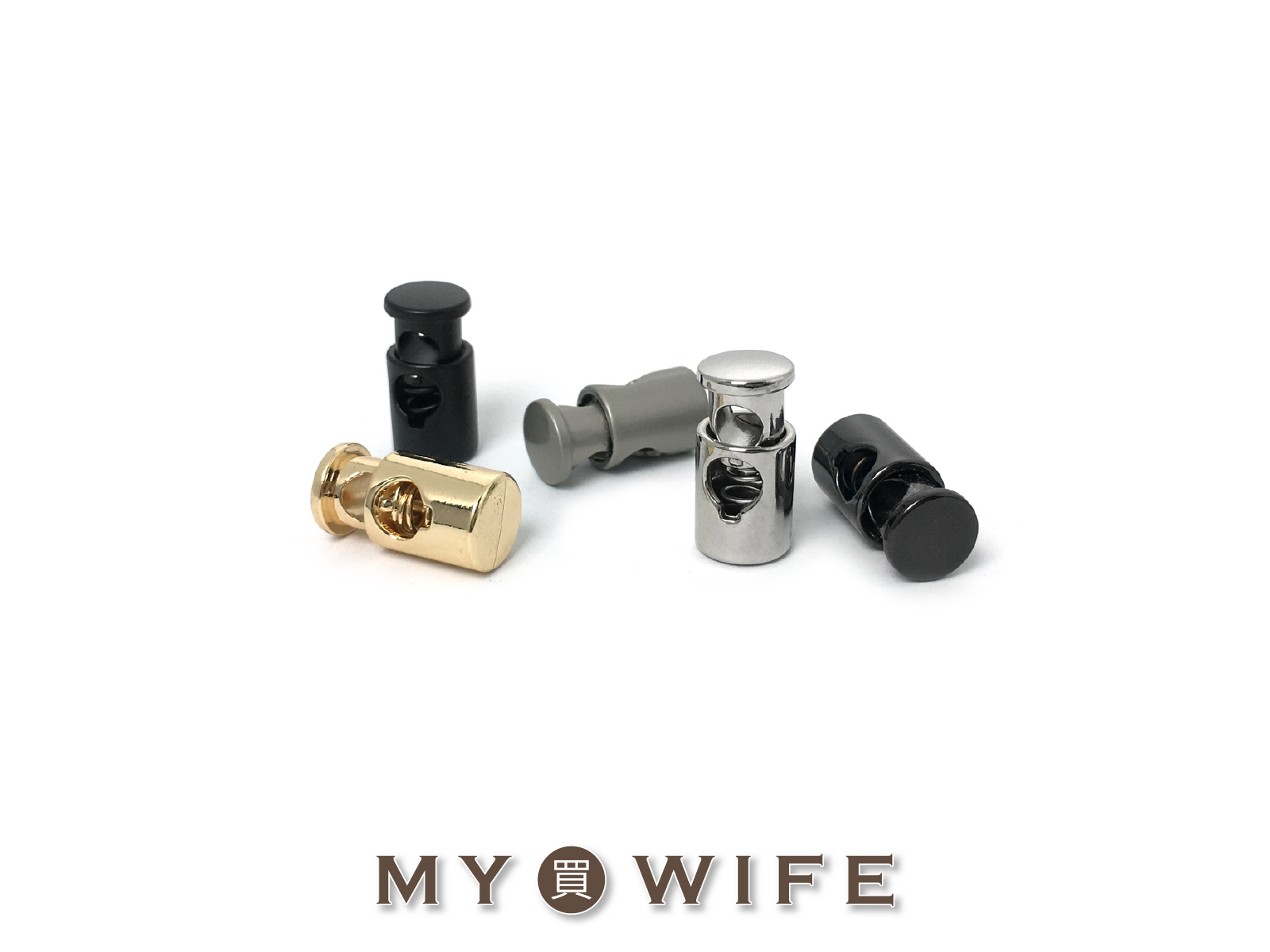 合金單孔繩索扣_調節扣/繩扣_5色【JD-T5059】