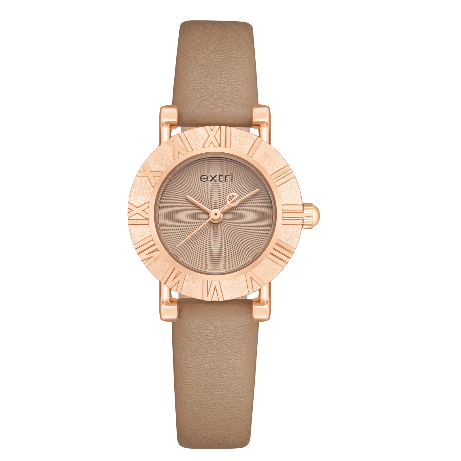 【EXTRI】 E1065 經典 簡約 優雅 皮革 女錶 手錶