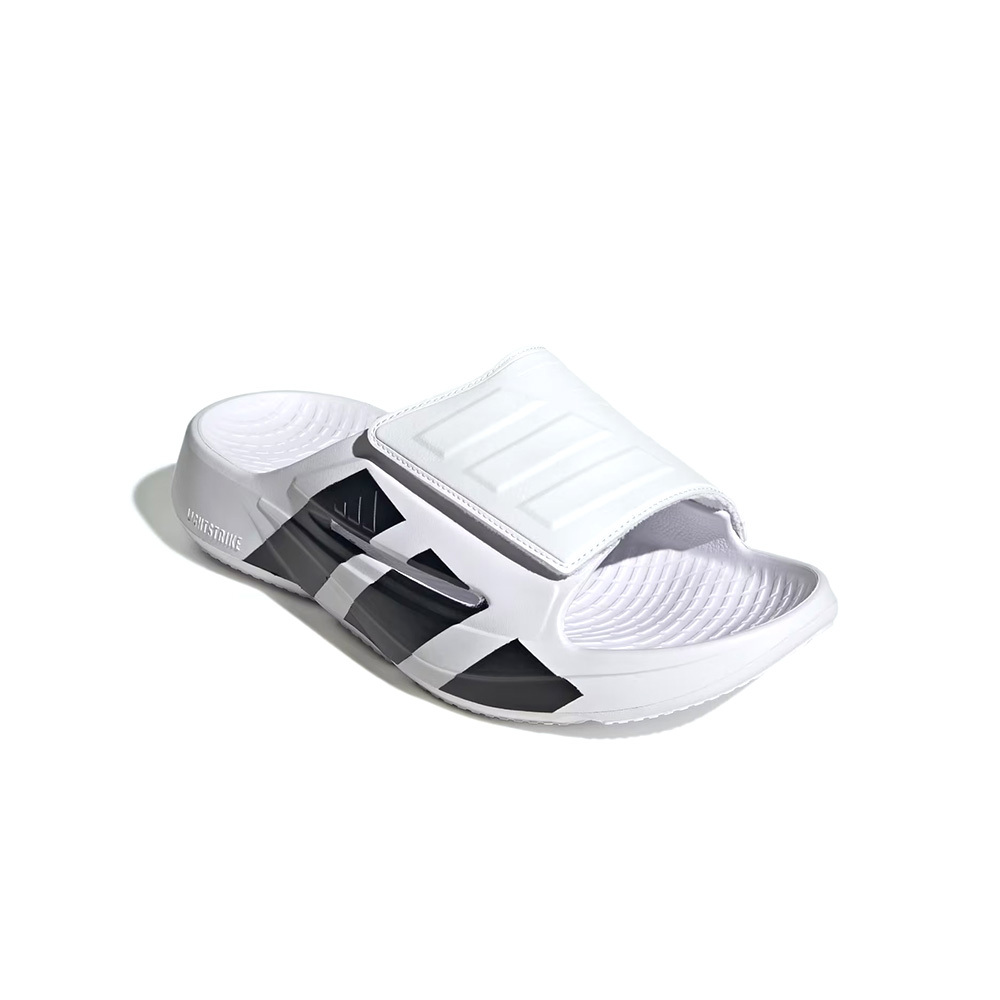 Adidas Lightblaze Slide 男鞋 女鞋 白色 輕便 舒適 可調式 休閒 拖鞋 JS3584