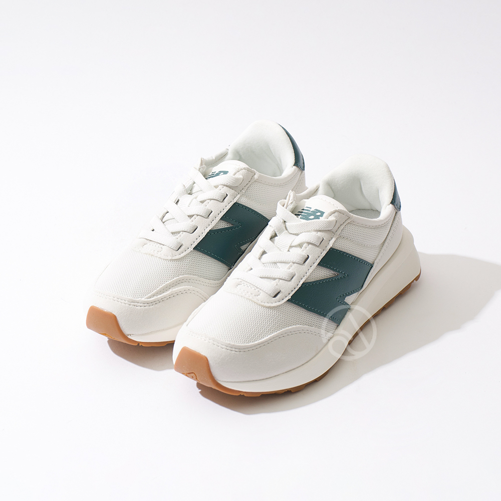New Balance 370 中童 童鞋 米綠色 寬楦 復古 膠底 舒適 運動鞋 休閒鞋 PH370SG