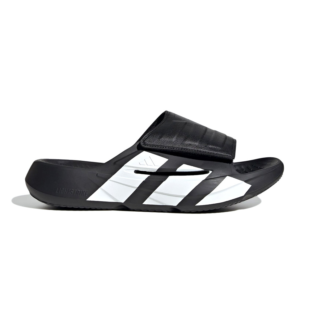 Adidas Lightblaze Slide 男鞋 女鞋 黑色 輕便 舒適 可調式 休閒 拖鞋 JR1253