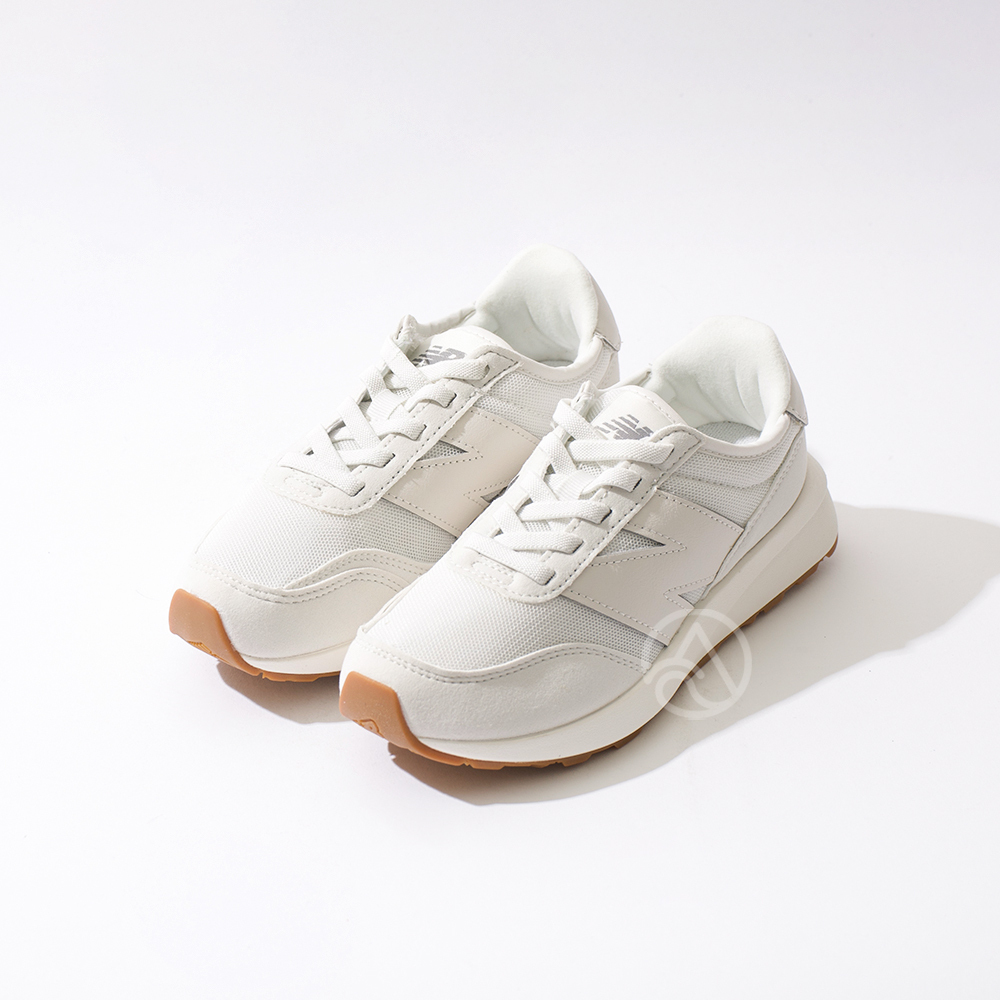 New Balance 370 中童 童鞋 米杏色 寬楦 復古 膠底 舒適 運動鞋 休閒鞋 PH370SF